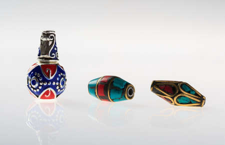 Tibetan-style barrel bead