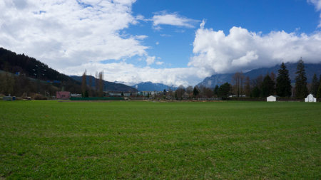 Small Town Tyrol Austria in the Alpsの写真素材