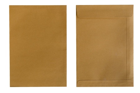 letter pack Document isolated