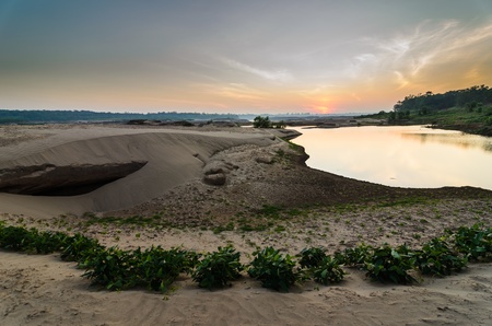pond in Sampanbok , in Mekong River, Ubon Ratchathani. Grand canyon in Thailandの写真素材