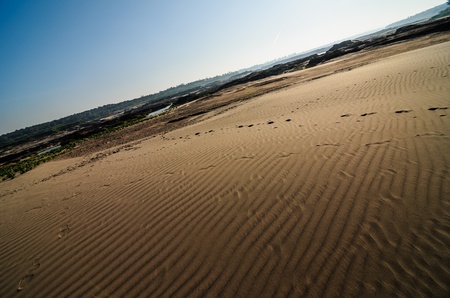 sand in Sampanbok in Mekong River, Ubon Ratchathani. Grand canyon in Thailand