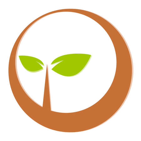 Nature of symbol green ecology environment concept illustrationのイラスト素材