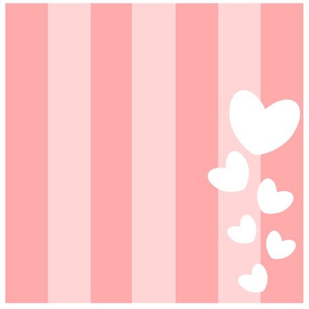 Abstract love and heart in love concept illustrationのイラスト素材