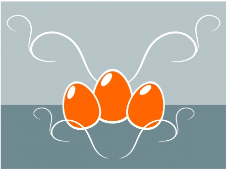 Easter egg background in the easter holiday concept illustrationのイラスト素材