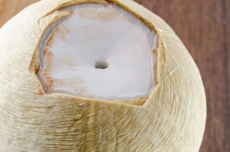 Coconut in market Thailand for drink fresh fruit