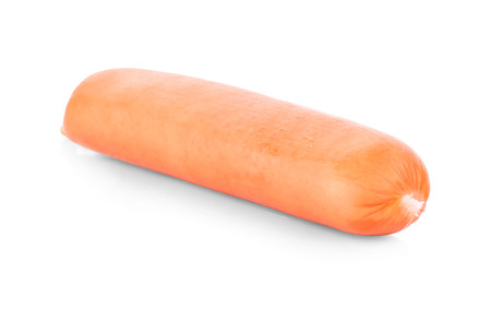 sausage. Isolated on white backgroundの写真素材