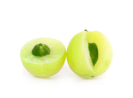 Amla an isolated on a white background