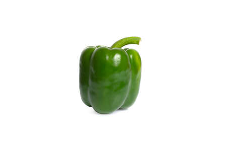 Sweet pepper isolated on a white backgroundの写真素材