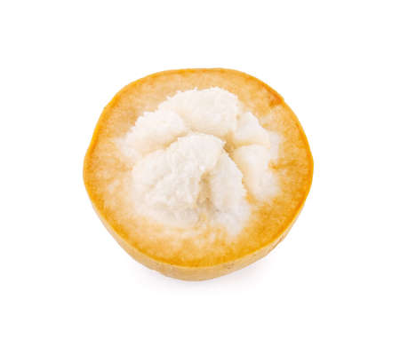 Santol fruit isolated on white backgroundの写真素材