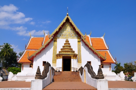 the pld temple in nan, thailandの写真素材