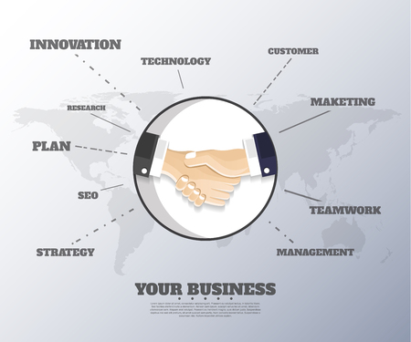 abstract  idea background. Concept for your business can be used for your business,book cover, template, banner , presentation .vector illustrationのイラスト素材