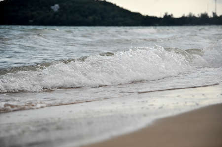 Wave on beachの写真素材