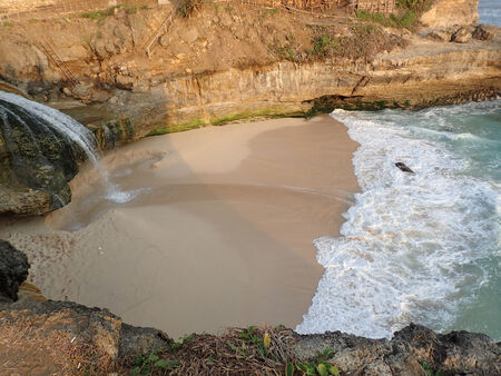 Banyu Tibo beach - Wonogiriの写真素材
