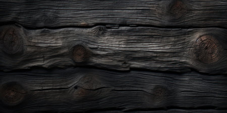 Dark Wooden Texture Background. Aged Rustic Wood Surface. Vintage Grunge Hardwood.の素材