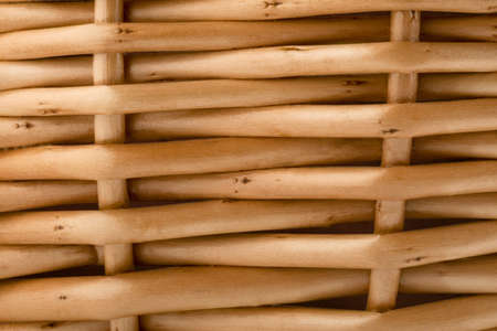 texture of braided willowの写真素材