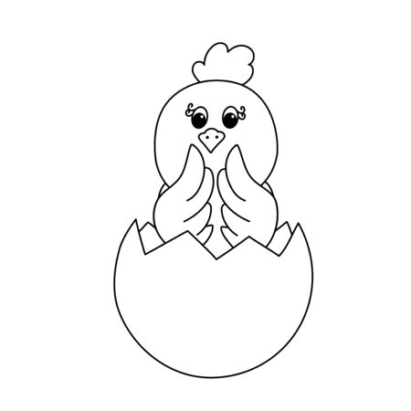 easter chickのイラスト素材