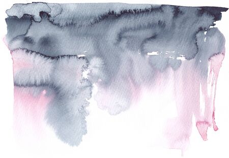 Soft pink navy blue watercolor texture Grey blush backgroundの写真素材