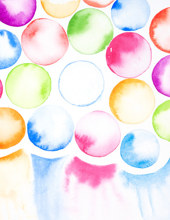 watercolor background 'watercolor on paperの写真素材