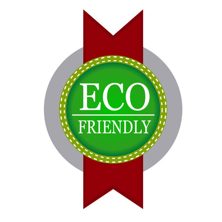 Eco products natural green organicのイラスト素材