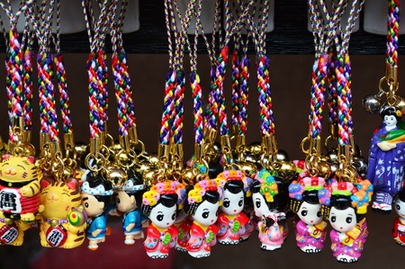 Cute souvenir from Asakusa Japanの写真素材