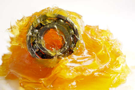 Grease and ball bearing, lithium machinery lubrication for automotive and industrial.の写真素材