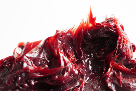 Grease, red excellent water resistance synthetic lithium complex grease for moving path and machinery lubrication for automotive and industrial.の写真素材