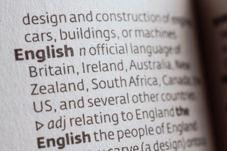 Bangkok, Thailand  March 15, 2023 English word in dictionary, definition search for education.の写真素材