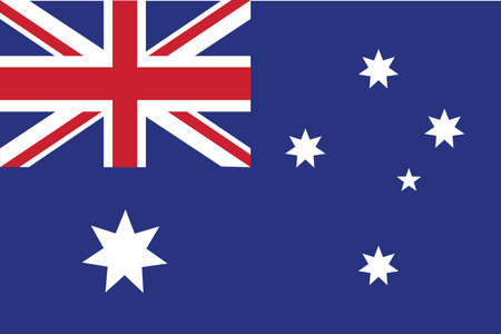Flag of Australia country, banner vector illustration.のイラスト素材