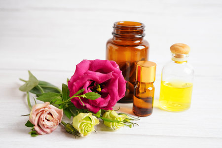 Alternative medicine herbal organic capsule with vitamin E omega 3 fish oil, mineral, drug with herbs leaf natural supplements for healthy good life.の写真素材