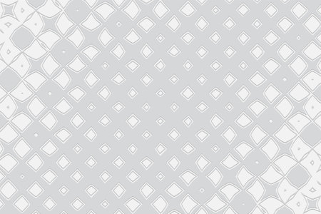3D volumetric convex embossed white background. Ethnic geometric style. Original creative curly pattern for wallpapers, presentations, textiles, websites, coloring, wrapping paper.のイラスト素材