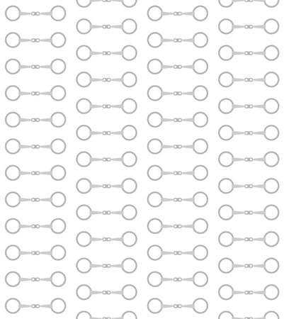 Vector seamless pattern of horse equestrian bitのイラスト素材