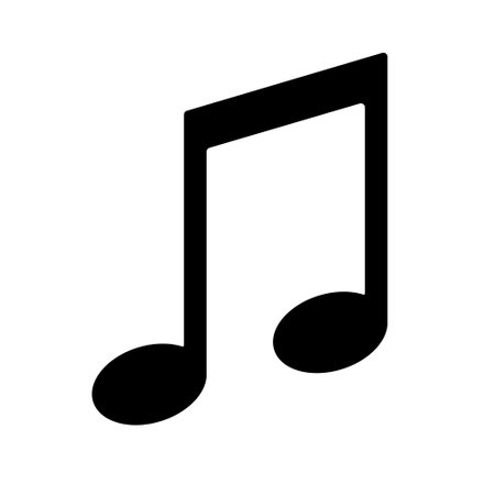 Vector flat music noteのイラスト素材