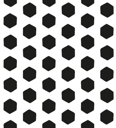 Vector  pattern of hand drawn rhombus