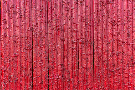 Textured red aluminum background. Shiny geometric patternの写真素材