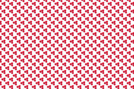 Large berries of red fresh raspberries on a white background. Pattern. Seamless texture.