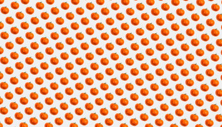 Red tomatoes seamless pattern on a white background.の写真素材