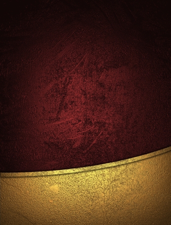 The template for the inscription  Red background with gold nameplate の写真素材