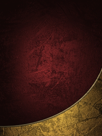 The template for the inscription  Red background with gold edges の写真素材