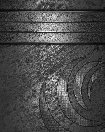 The template for the inscription  Metal Background with abstract iron pattern and metal nameplate  の写真素材