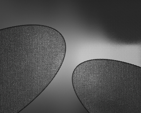 Template for design. Metal background with round cutouts and gold inserts. Design for websiteの写真素材