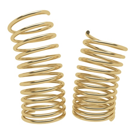Arc, line and bend of golden helix