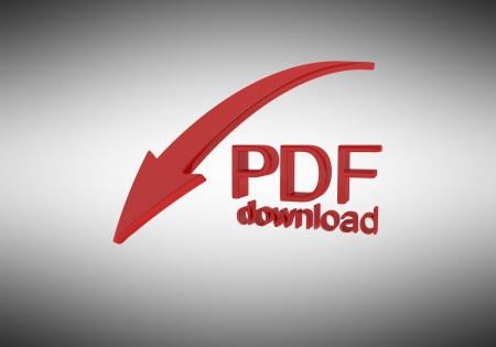 Pdf file download illustrationの写真素材