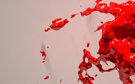 Red  splash over pink background. Element Designの写真素材
