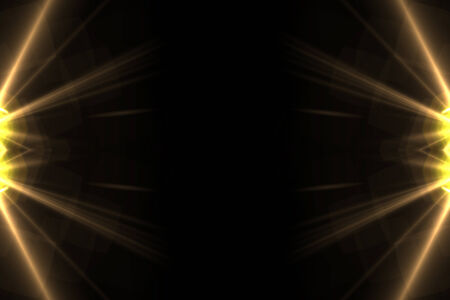 Design template - Star, sun with lens flare. Rays background. lateral glare