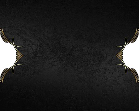 Abstract black background Element for design. Template for design. Abstract grunge background.の写真素材