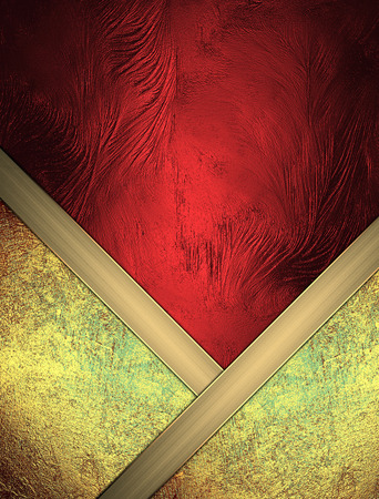 Red texture with gold corners. copy space for ad brochure or announcement invitation, abstract backgroundの写真素材