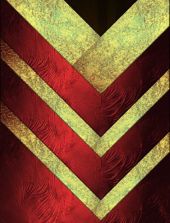 Red texture with gold ornaments. Element for design. Template for design. copy space for ad brochure or announcement invitationの写真素材