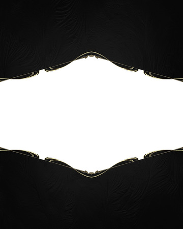 Black elegant frame. Element for design. Template for design. copy space for ad brochure or announcement invitation, abstract background.の写真素材