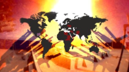 The world is on the brink of war.