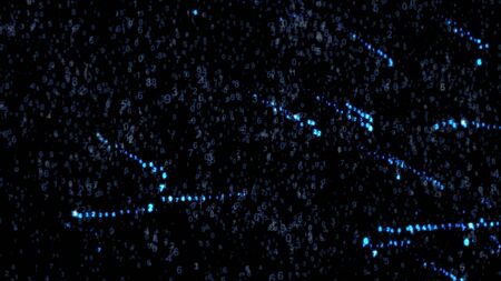 The background of the numbers. Codeの写真素材